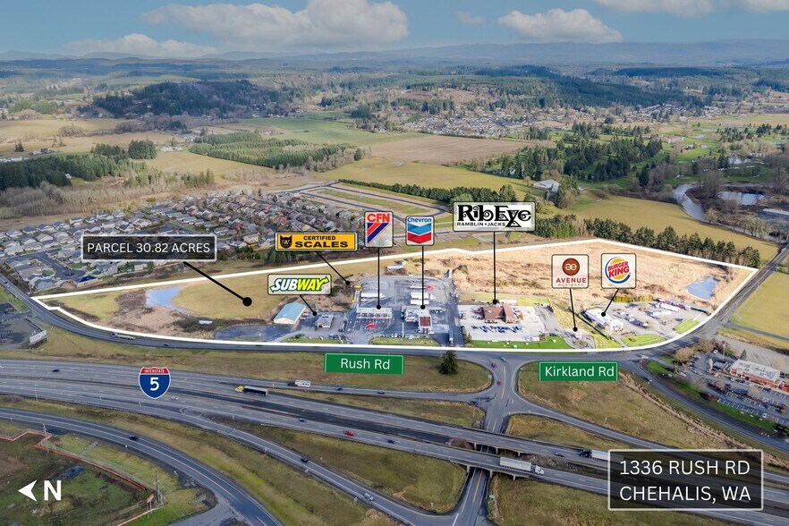 Primary Photo Of 1336 Rush Rd, Napavine Restaurant For Sale