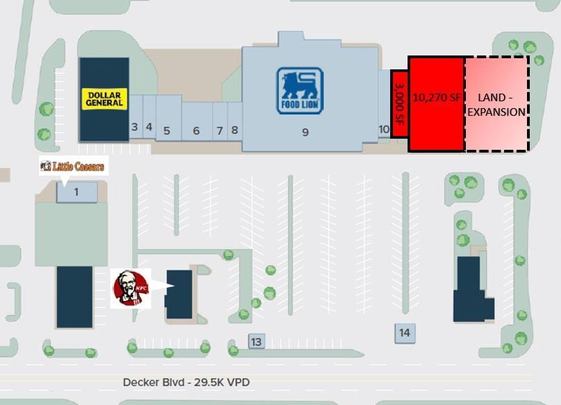 More Photos Of 2300-2324 Decker Blvd, Columbia Unknown For Lease