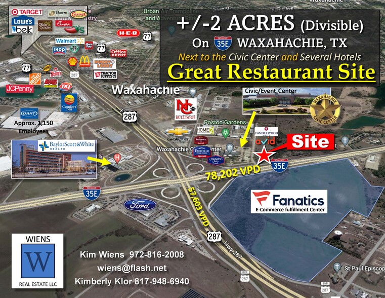 Primary Photo Of SEC I-35E & Alliance Blvd blvd, Waxahachie Land For Sale