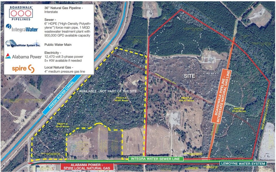 Primary Photo Of 1101 Radcliff Rd, Saraland Land For Lease