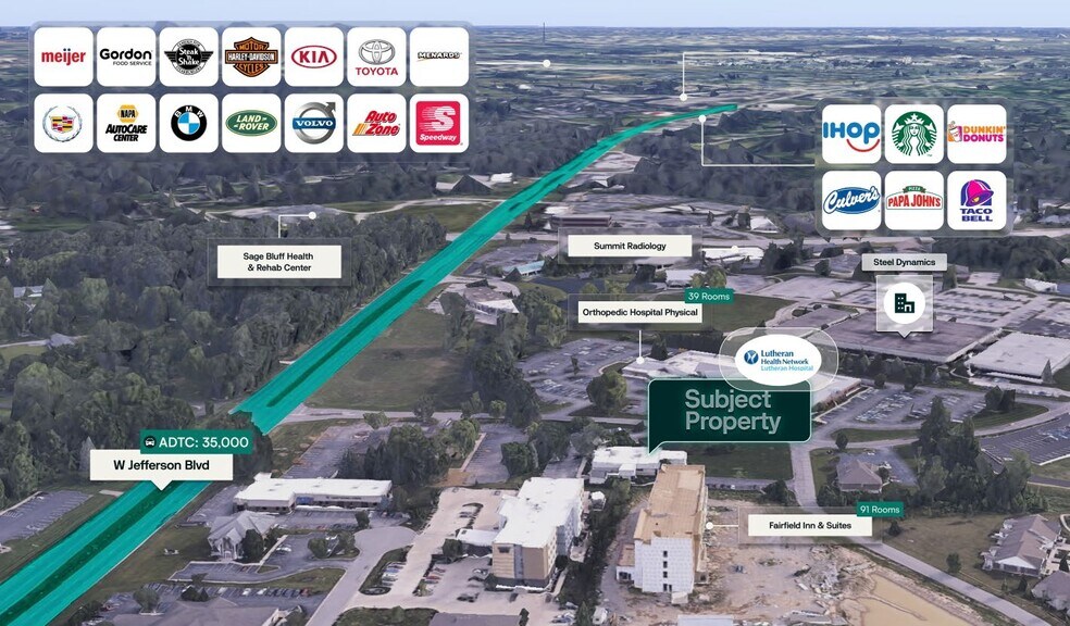 More Photos Of 7631 W Jefferson Blvd, Fort Wayne Office For Sale