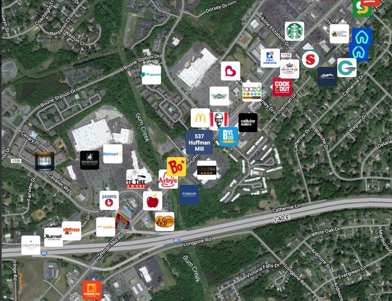 More Photos Of 537 Huffman Mill Rd, Burlington General Retail For Lease