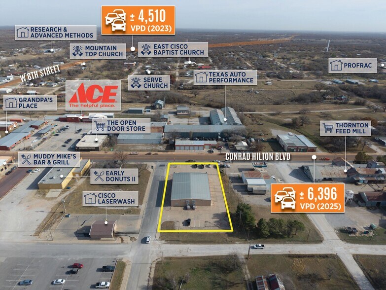 More Photos Of 1106 Conrad Hilton Blvd, Cisco Freestanding For Sale