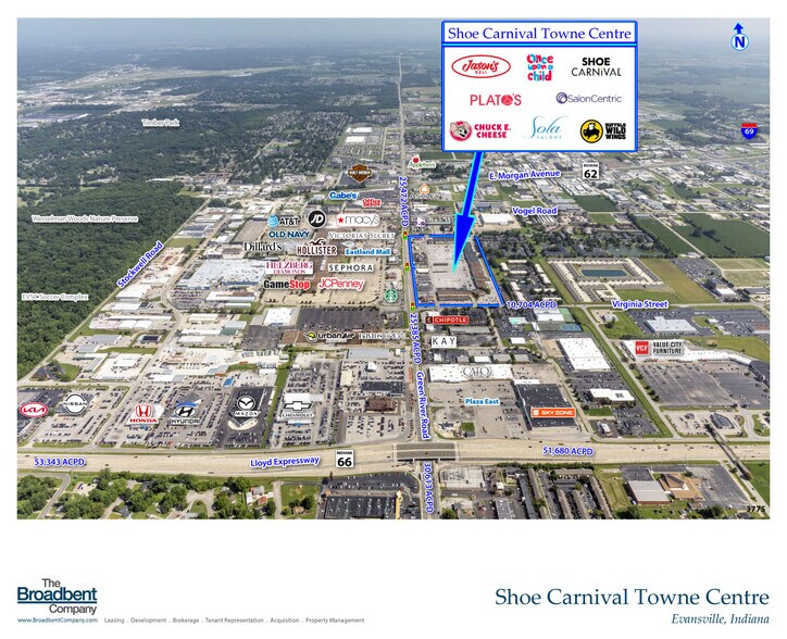 More Photos Of 503-943 N Green River Rd, Evansville General Retail For Lease