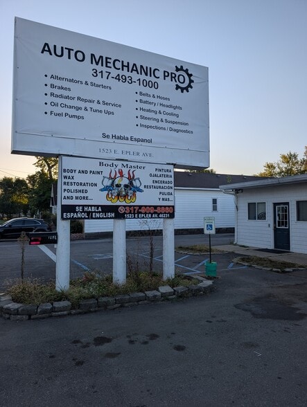 More Photos Of 1523 E Epler Ave, Indianapolis Auto Repair For Sale