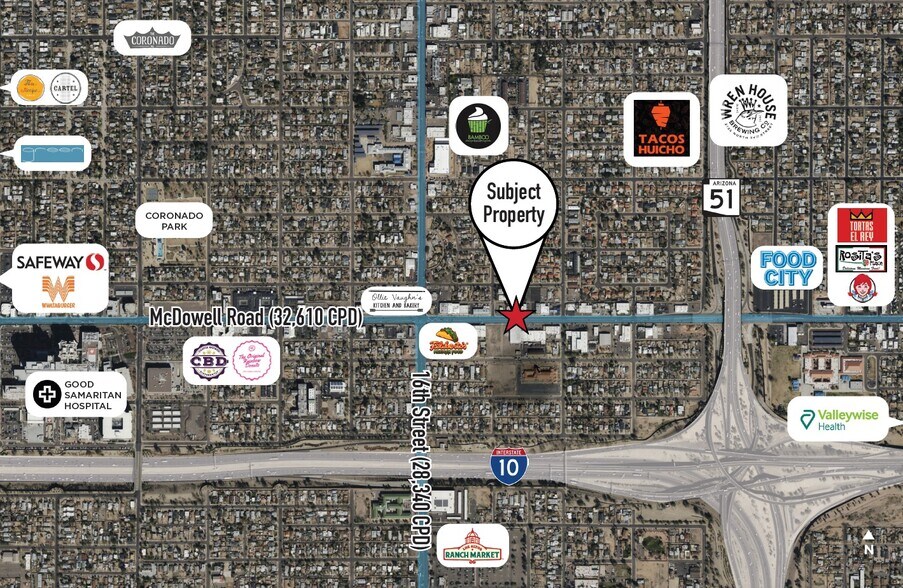 More Photos Of 1708-1716 E McDowell Rd, Phoenix Storefront For Sale