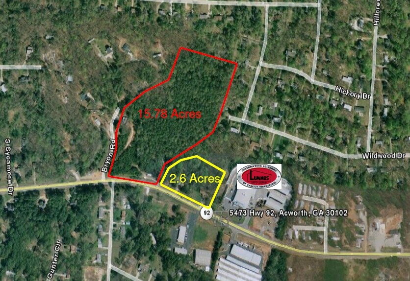 More Photos Of 5399 Hwy 92, Acworth Land For Sale