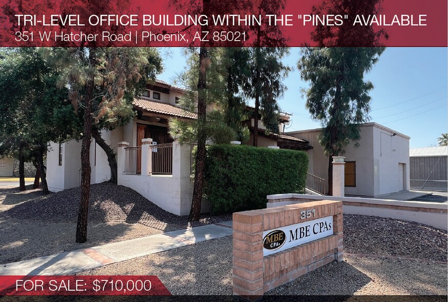 Primary Photo Of 351 W Hatcher Rd, Phoenix Office For Sale