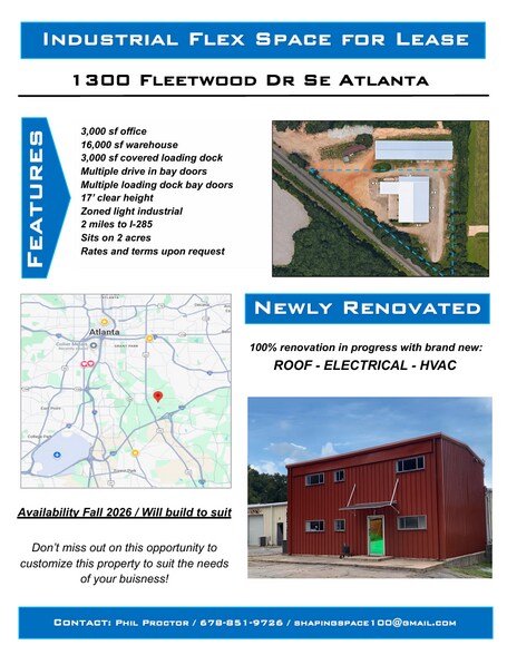Primary Photo Of 1300 Fleetwood Dr SE, Atlanta Distribution For Lease