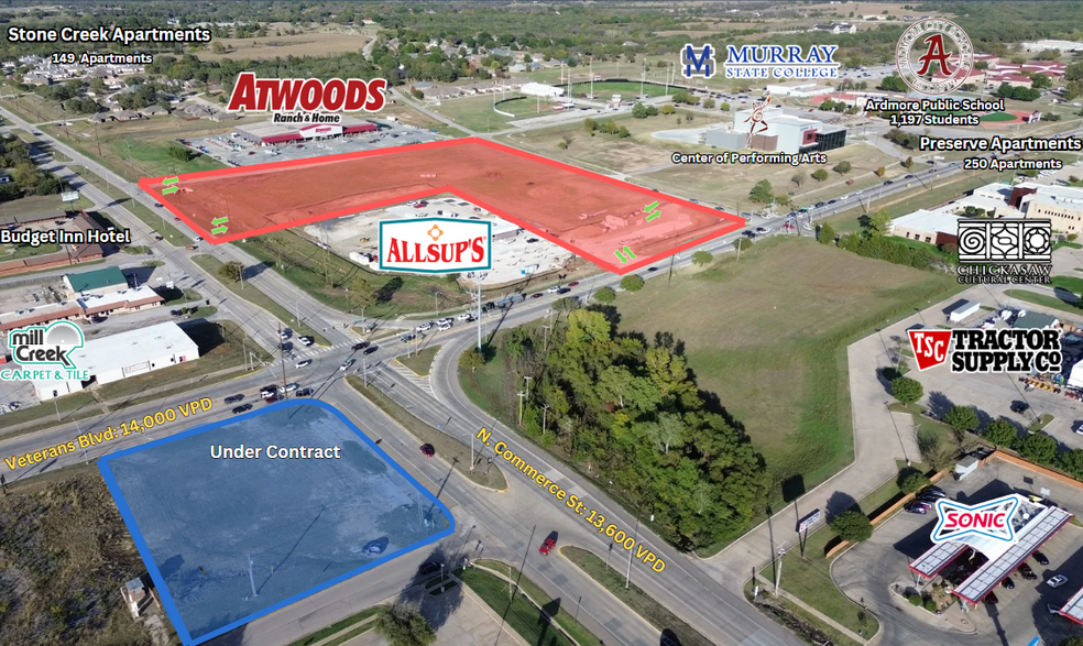 Primary Photo Of 2600 N Commerce, Ardmore Land For Sale