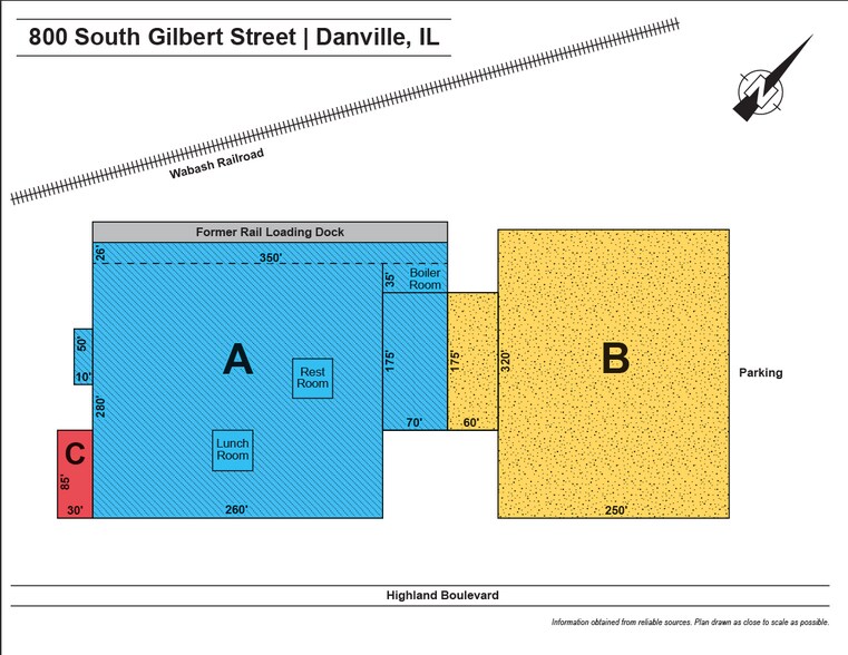 More Photos Of 800 S Gilbert St, Danville Warehouse For Lease