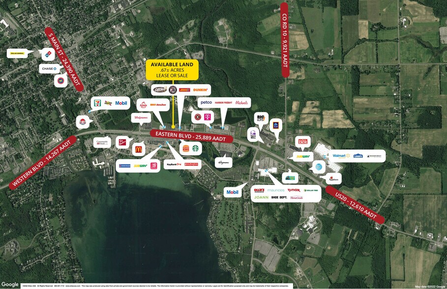 More Photos Of 160 Eastern Blvd, Canandaigua Land For Lease