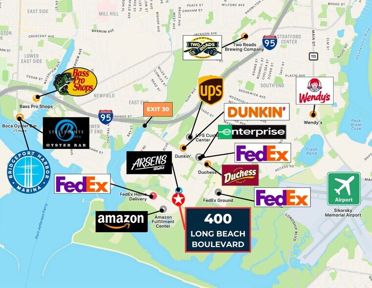 More Photos Of 400 Long Beach Blvd, Stratford Manufacturing For Lease