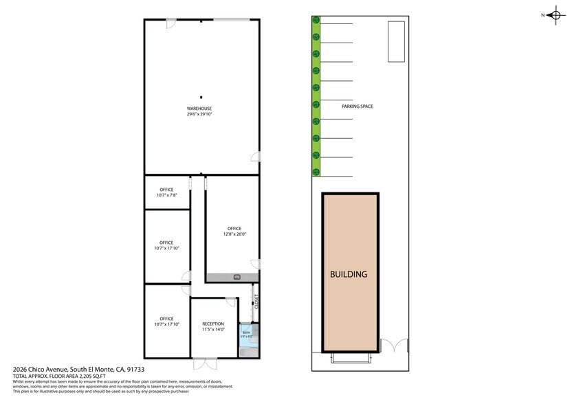 More Photos Of 2026 Chico Ave, South El Monte Warehouse For Sale