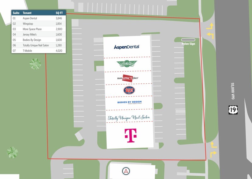 More Photos Of 33100-33160 U.S. 19 Hwy N, Palm Harbor Storefront For Sale