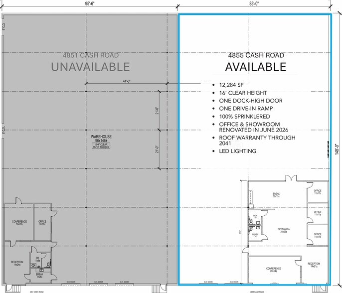More Photos Of 4855 Cash Rd, Dallas Showroom For Lease