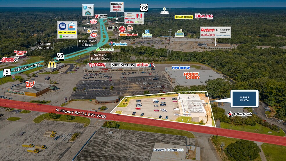 More Photos Of 200 N Airport Rd, Jasper Storefront For Sale