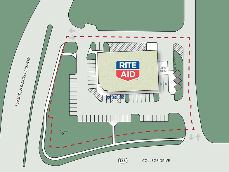 More Photos Of 6150 Old College Dr, Suffolk Drugstore For Sale