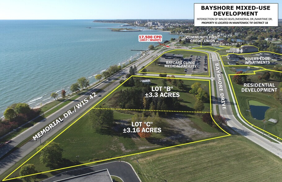 More Photos Of Bay Shore/Memorial Drive Mixed Use Development, Manitowoc Land For Sale