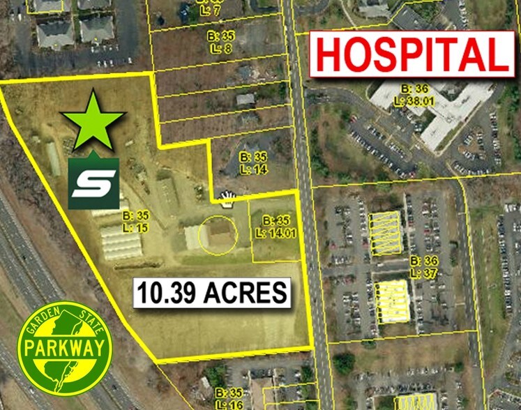 Primary Photo Of 694-696 N Beers St, Holmdel Land For Sale