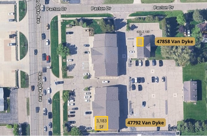 More Photos Of 47742-47866 Van Dyke Ave, Shelby Township Medical For Lease