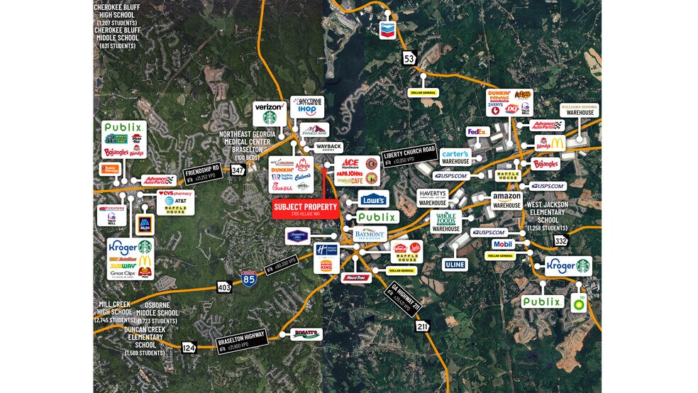 More Photos Of 3705 Village way, Braselton General Retail For Sale