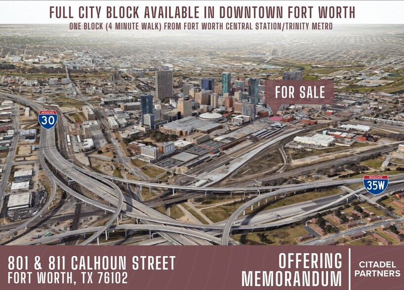 More Photos Of 801-811 Calhoun St, Fort Worth Land For Sale