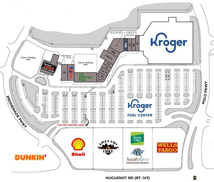 More Photos Of 11400-11500 W Huguenot Rd, Midlothian Unknown For Lease