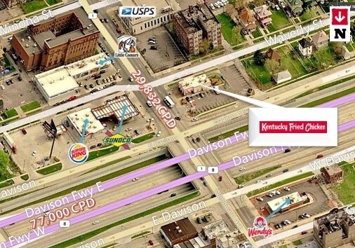 More Photos Of 13253 Woodward Ave, Highland Park Fast Food For Lease