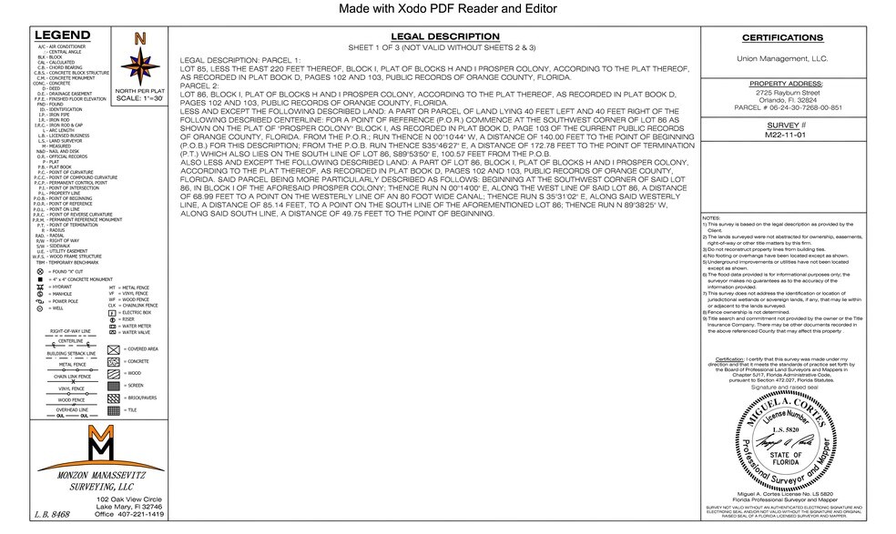 More Photos Of 2725 Rayburn St, Orlando Land For Sale