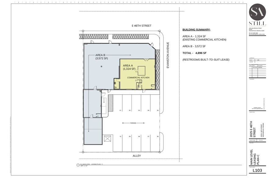 More Photos Of 2025 E 46th St, Indianapolis Freestanding For Lease