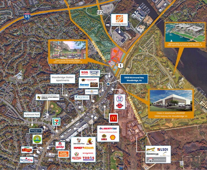 More Photos Of 13608 Richmond Hwy, Woodbridge Land For Lease