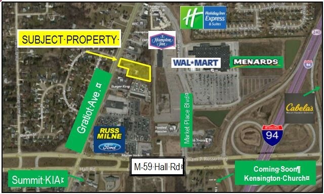 More Photos Of 45550 N Gratiot Ave, Macomb Township Land For Lease