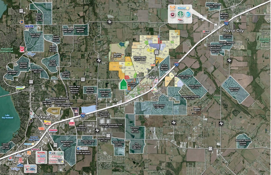 More Photos Of NWQ OF HWY 66 & BEN PAYNE ROAD, Fate General Retail For Lease