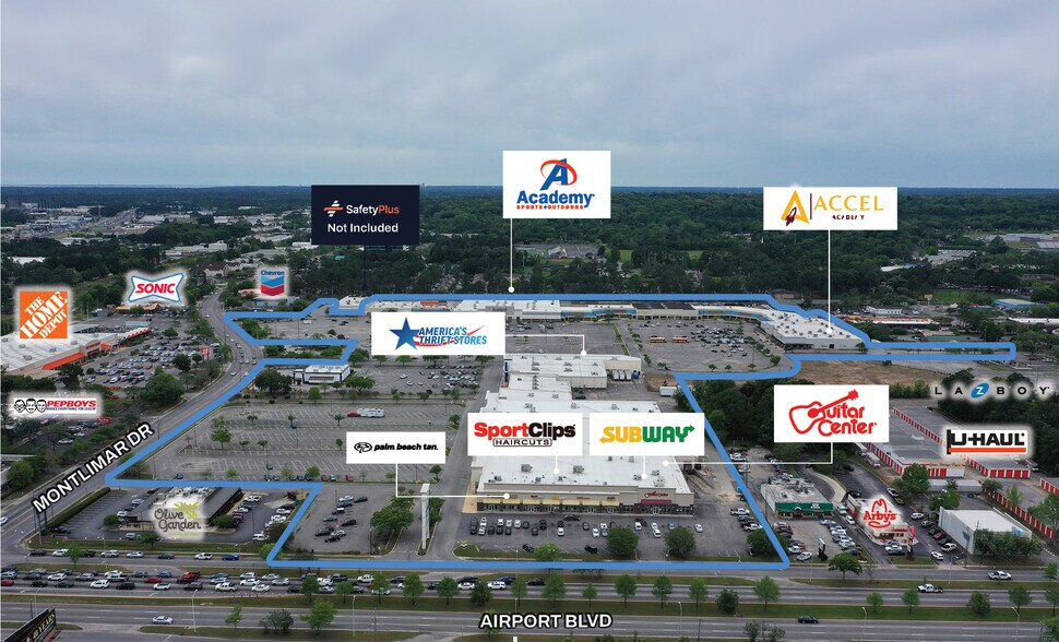More Photos Of 3725 Airport Blvd, Mobile General Retail For Sale