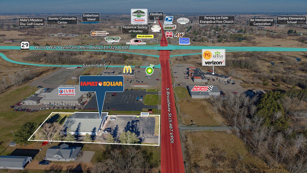 More Photos Of 618 S Broadway St, Stanley Freestanding For Sale