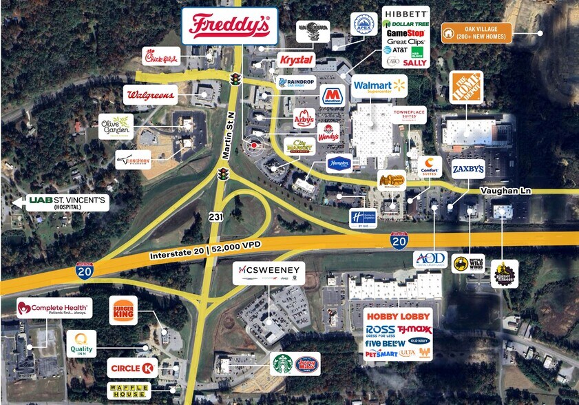 More Photos Of 190 Vaughan Ln, Pell City Fast Food For Sale