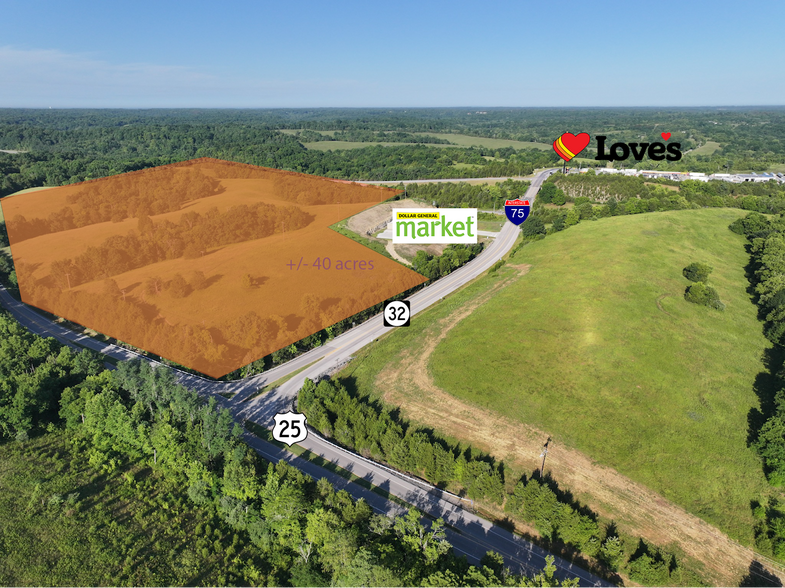 More Photos Of Porter Road KY-32 Rd @ I-75, Sadieville Land For Sale