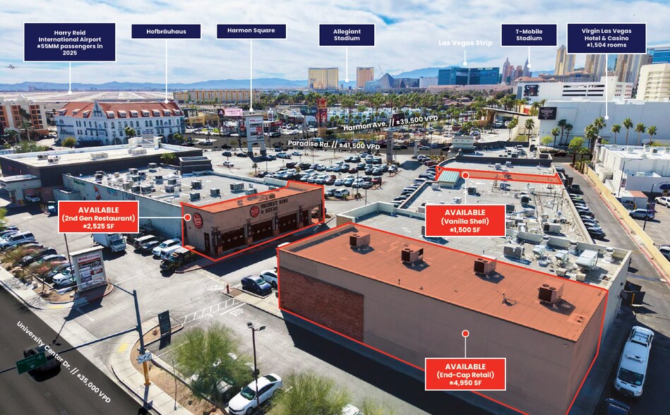 More Photos Of 4480 Paradise Rd, Las Vegas Storefront For Lease