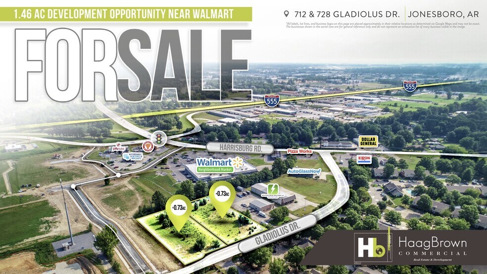 Primary Photo Of 712 & 728 Gladiolus Dr, Jonesboro Land For Sale