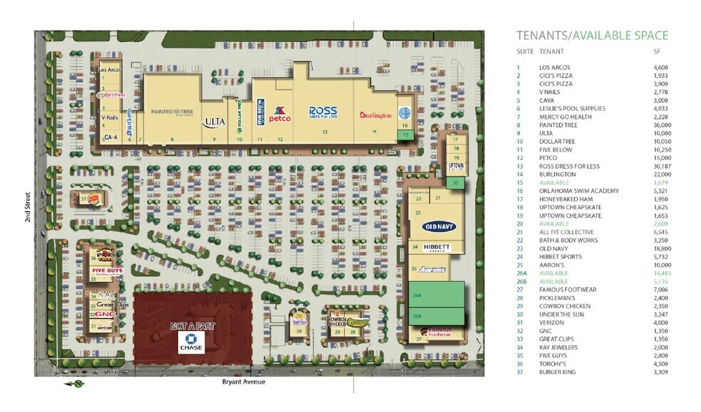 More Photos Of 210-412 S Bryant Ave, Edmond Unknown For Lease