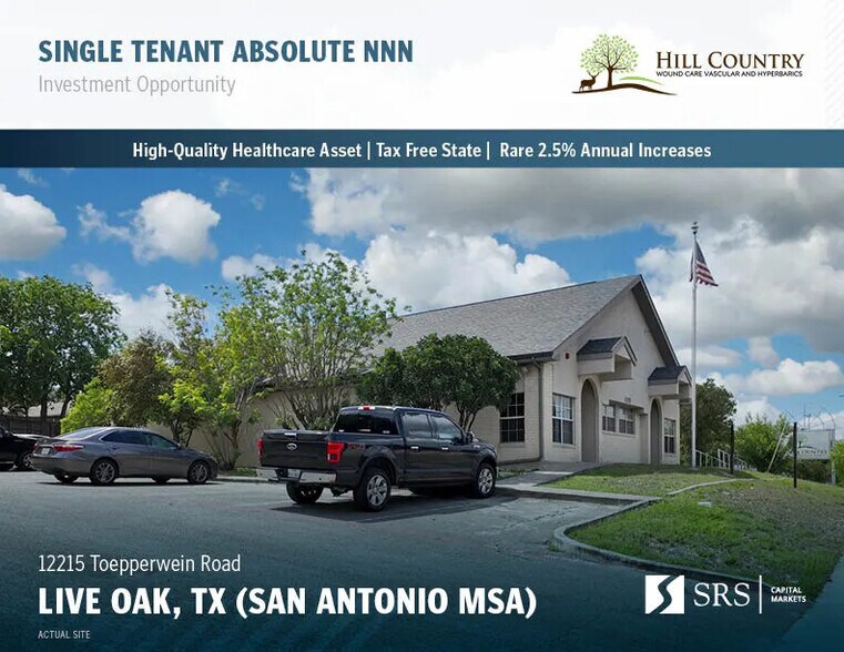 Primary Photo Of 12215 Toepperwein Rd, San Antonio Medical For Sale