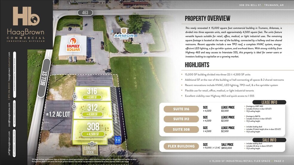 More Photos Of 308-316 Bell St, Trumann Warehouse For Lease