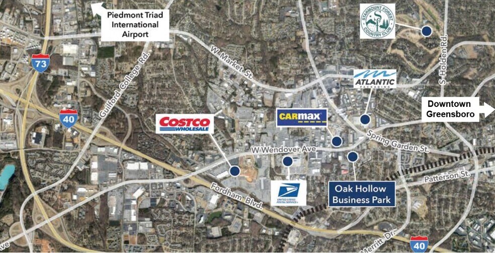 More Photos Of 18-22 Oak Branch Dr, Greensboro Light Distribution For Lease