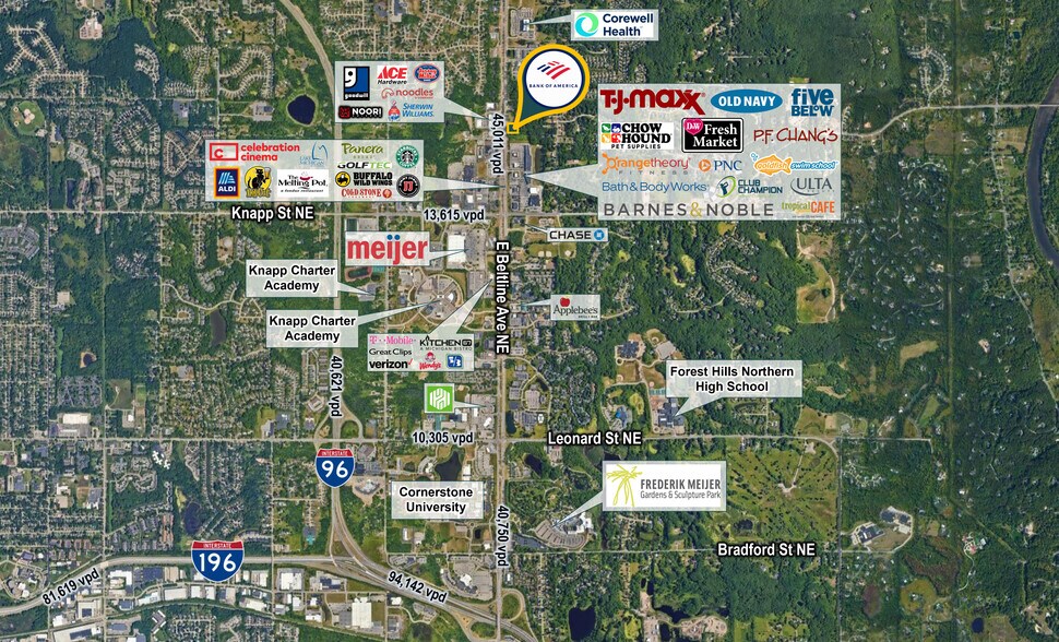 More Photos Of 2284 East Beltline Avenue Northeast, Grand Rapids Bank For Sale