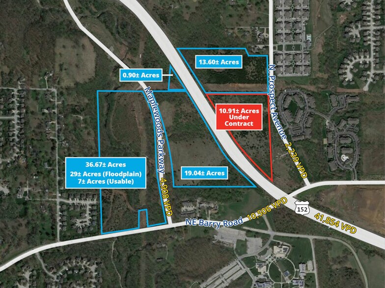 Primary Photo Of 152 Highway & N.E. Barry Rd, Kansas City Land For Sale