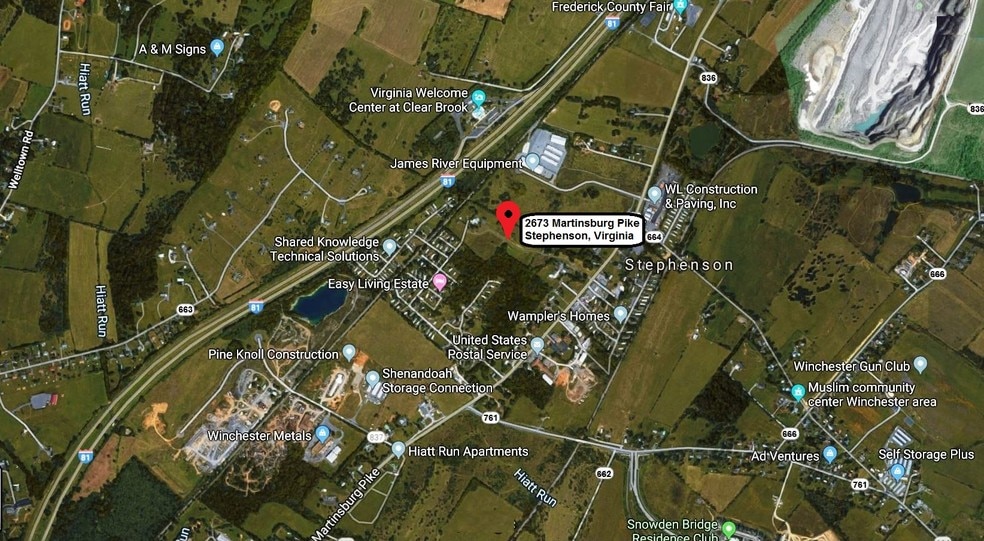 More Photos Of 2673 Martinsburg Pike, Stephenson Land For Sale