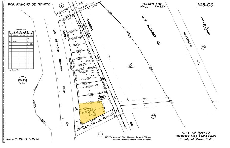 More Photos Of 7552 Redwood Blvd, Novato Land For Sale