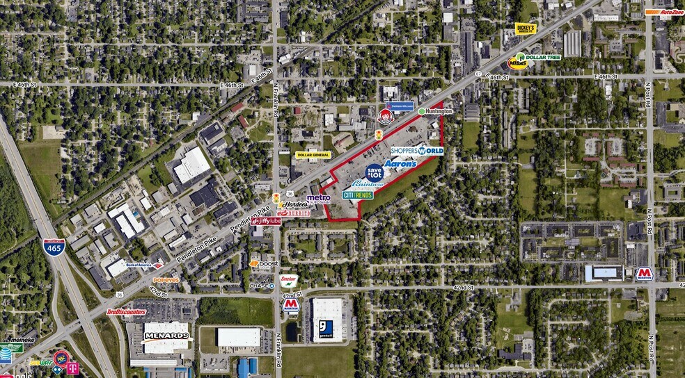 More Photos Of 8101-8347 Pendleton Pike, Indianapolis Unknown For Lease