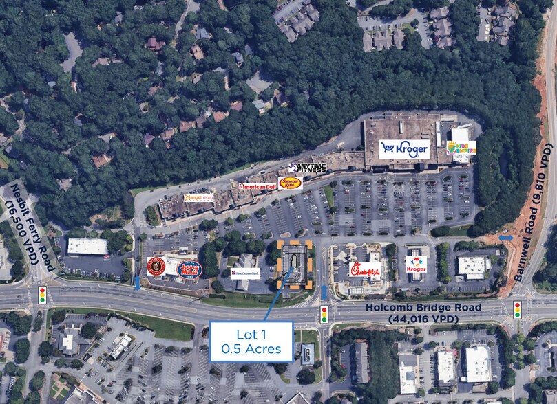 Primary Photo Of 8465 Holcomb Bridge Rd, Johns Creek Land For Lease